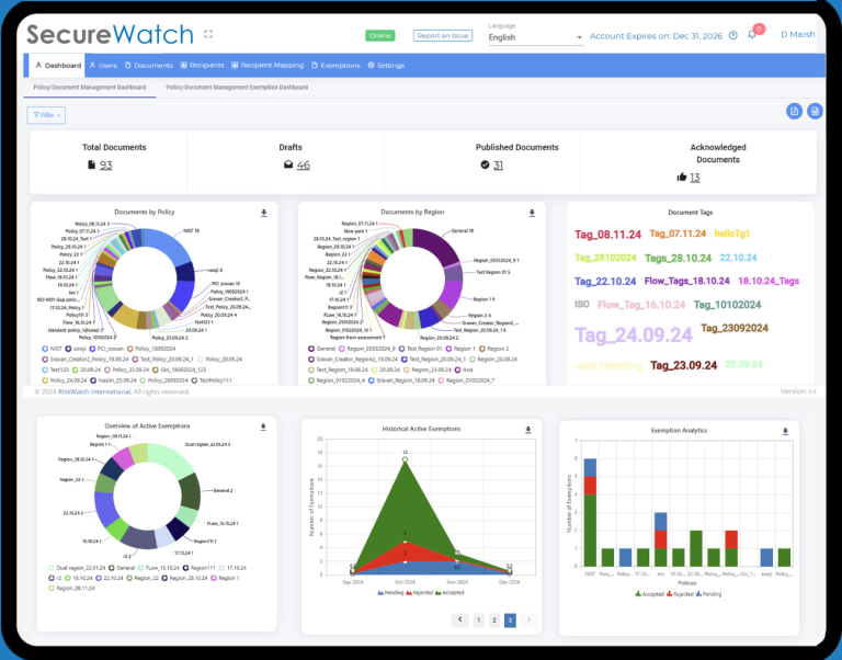 riskwatch policy management software